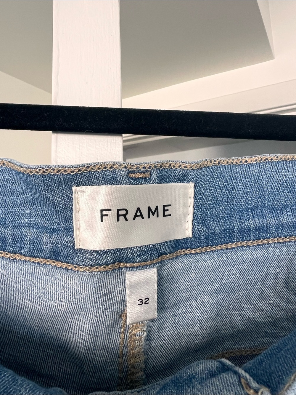Frame Le Slim Palazzo High Waist Wide Leg Jeans Shade Integrity Size 32 - Picture 6 of 11
